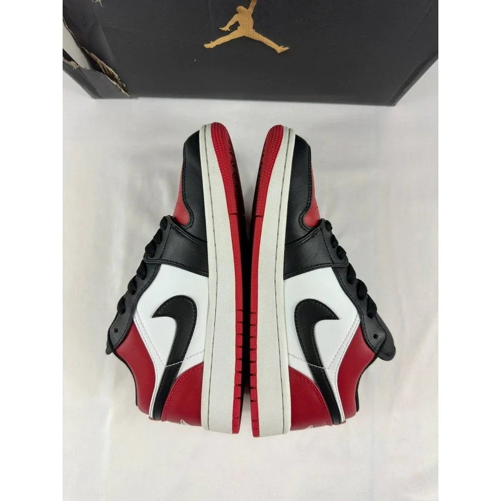 Nike Air Jordan 1 Low 'Bred Toe' 553558-612 Men's Size 7
